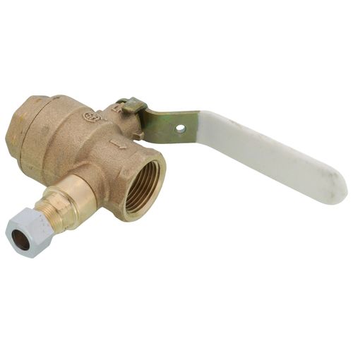 Main product image of 3/4" LFBRVM1 Threaded x Threaded x Compression Combination Ball Valve and Relief Valve, 125 PSI (Lead Free)