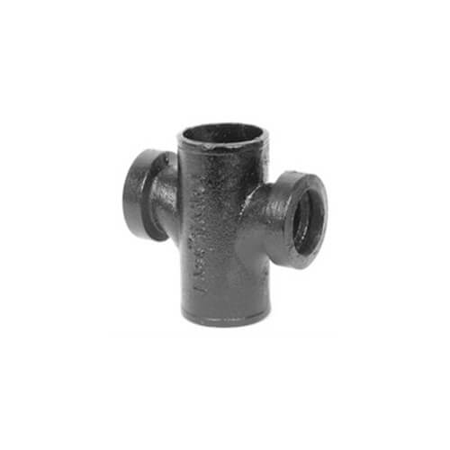 3" x 2" Service Weight Cast Iron Sanitary Cross