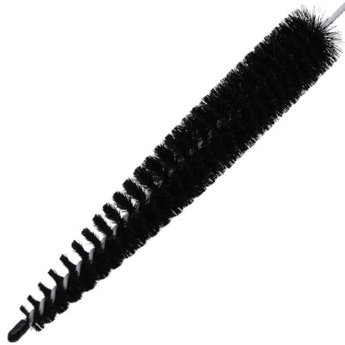 Main product image of 5/8" - 1-5/8" Tapered, Plastic Handle, Coated Stem Horsehair Boiler Brush (29" Total Length)