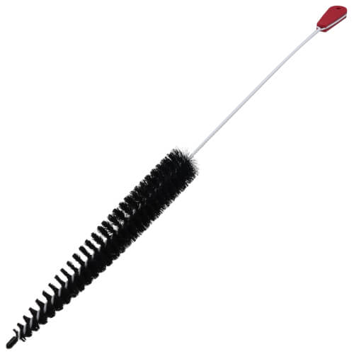Main product image of 5/8" - 1-5/8" Tapered, Plastic Handle, Coated Stem Horsehair Boiler Brush (29" Total Length)