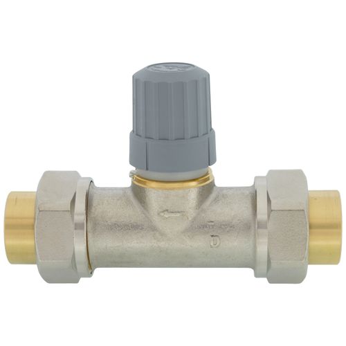 Main product image of 3/4" Straight Thermostatic Radiator Valve, Double Solder Union