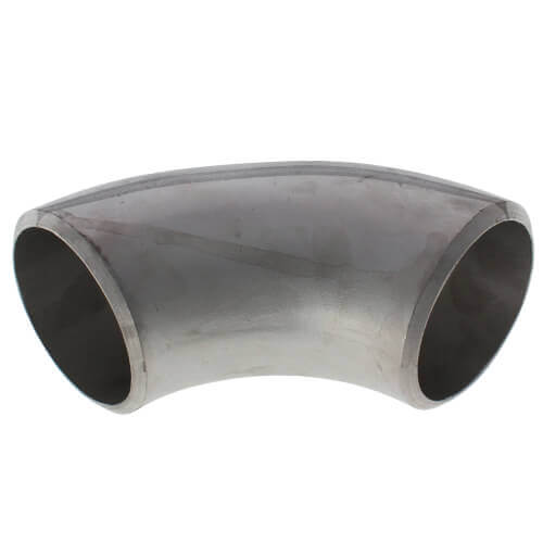 Main product image of 1/2" Sch 10 Stainless Steel Butt-Weld 90° Long Radius Elbow