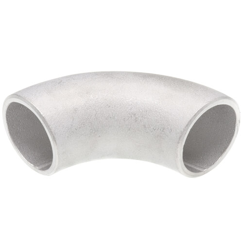 Main product image of 3/4" Sch 10 Stainless Steel Butt-Weld 90° Long Radius Elbow