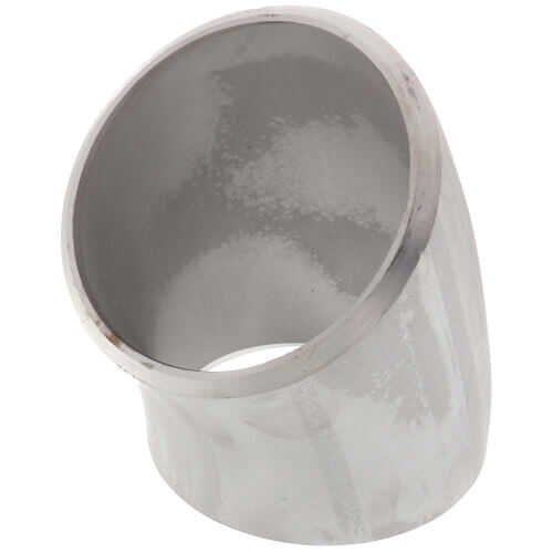 1-1/2" Sch 10 Stainless Steel Butt-Weld 45° Long Radius Elbow