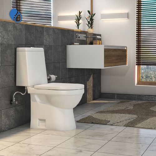 Main product image of Sanigrind Grinder Pump for Bottom Outlet Toilets (White)