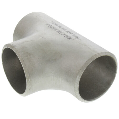 1" Sch 10 Stainless Steel Butt-Weld Tee