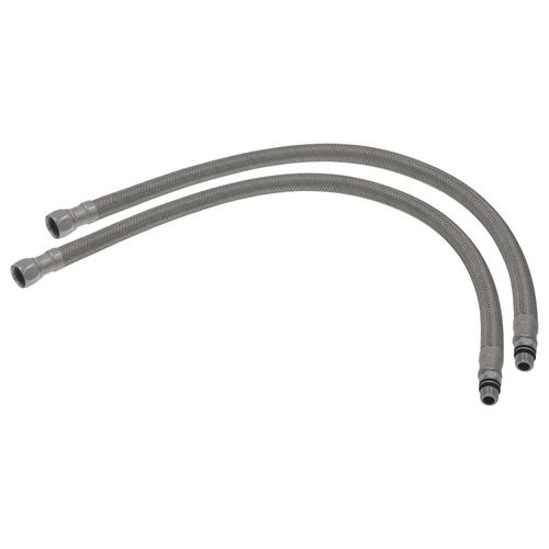 Main product image of 19" Flex SS Supply Hose (3/8" Compression Female Swivel Inlet x M10 x 1.0) (Pack of 2), 019969-45