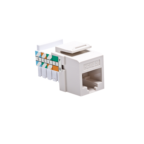 Main product image of Home 5e, Snap-in Jack, T568a/b Wiring (Light Almond)