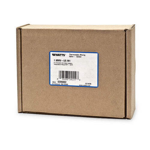 0206002 Watts 0206002 1" MMVUS M1, Sweat Mixing Valve