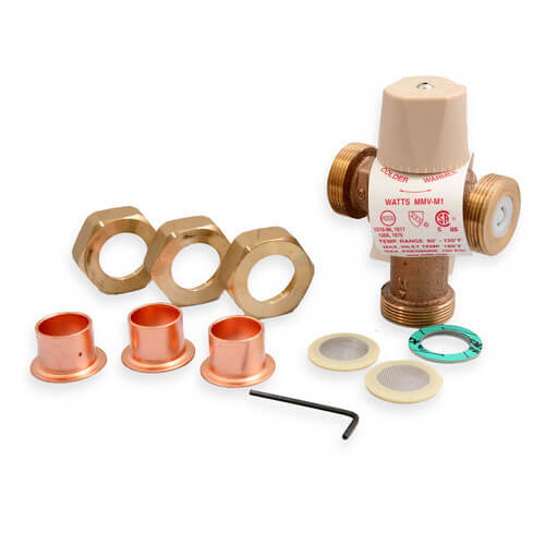 0206002 Watts 0206002 1" MMVUS M1, Sweat Mixing Valve