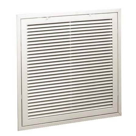 Main product image of 14" x 20" (Wall Opening Size) White Steel Fixed-Bar Filter Grille (96AFB Series)