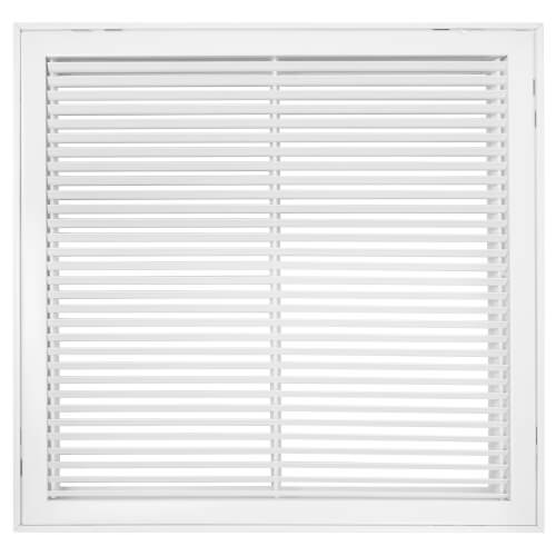 Main product image of 24" x 24" (Wall Opening Size) White Steel Fixed-Bar Filter Grille (96AFB Series)
