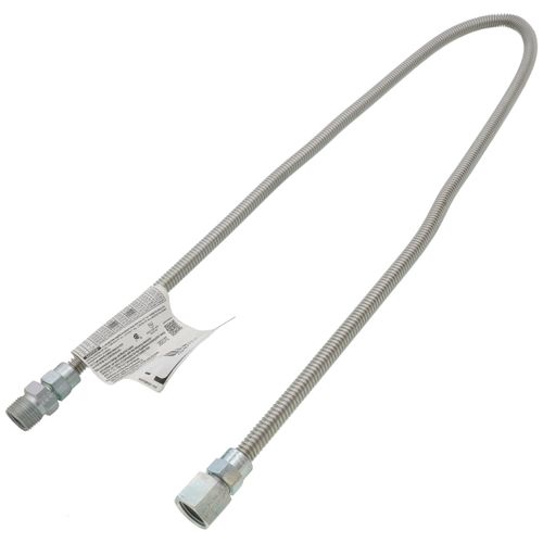 Main product image of Model 10-3132-48 1/4" ID (3/8" OD) Stainless Steel Gas Connector 1/2" MIP x 1/2" FIP (48" Length)
