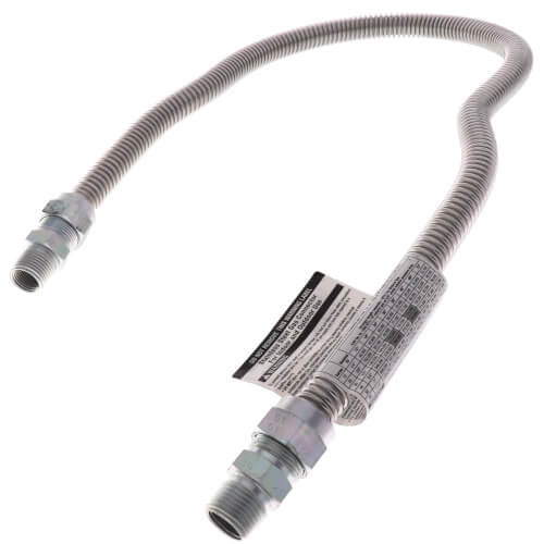 Main product image of Model 30-3131-36 1/2" ID (5/8" OD) Stainless Steel Gas Connector 1/2" MIP x 1/2" MIP (36" Length)