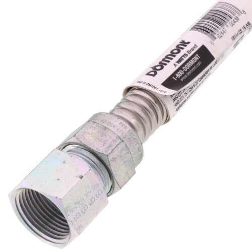 Main product image of Model 30-4142-36 1/2" ID (5/8" OD) Stainless Steel Gas Connector 3/4" MIP x 3/4" FIP (36" Length)