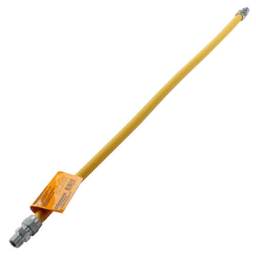 Model 30C-3131-36 1/2" ID (5/8" OD) Coated Stainless Steel Gas Connector 1/2" MIP x 1/2" MIP (36" Length)