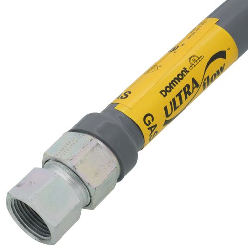 Main product image of Model 41-4142-36 3/4" ID (1" OD) PVC Coated High BTU SS Gas Connector 3/4" MIP x FIP (36" Length)