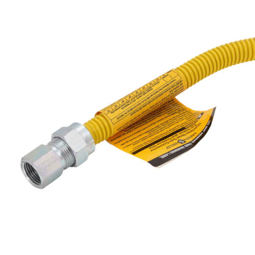 Main product image of Model 30C-3142-60 1/2" ID (5/8" OD) Coated SS Gas Connector 1/2" MIP x 3/4" FIP (60" Length)