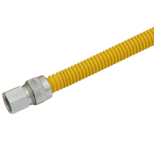 Main product image of Model 30C-3132-72 1/2" ID (5/8" OD) SafetyShield Stainless Steel Gas Connector, 1/2" MIP x 1/2" FIP (72" Length)