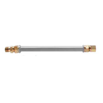 Main product image of Model 41-4142-18 3/4" ID (1" OD) High BTU Stainless Steel Gas Connector 3/4" MIP x FIP (18" Length)