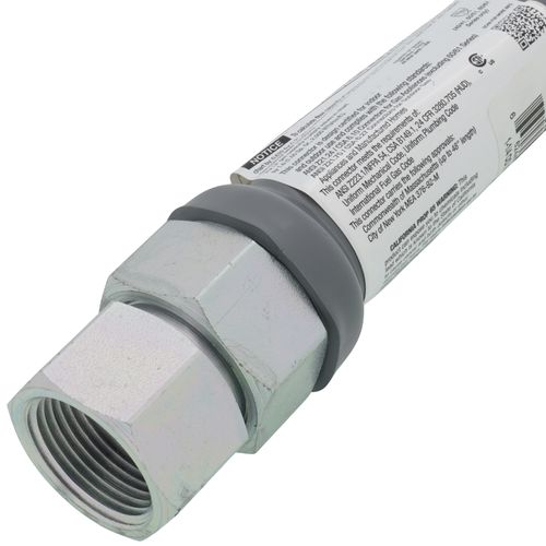Main product image of Model 20-3131-48, 3/8" ID (1/2" OD) Stainless Steel Gas Connector 1/2" MIP x 1/2" MIP (48" Length)