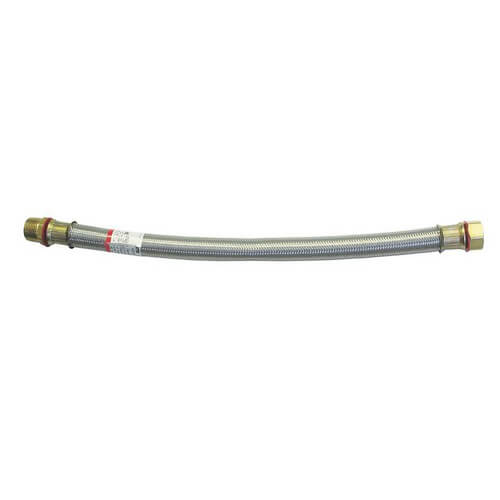 Main product image of W50B24 1/2" ID (3/4" OD) Uncoated High PSI Water Connector 1/2" MNPT x FNPT (24" Length)
