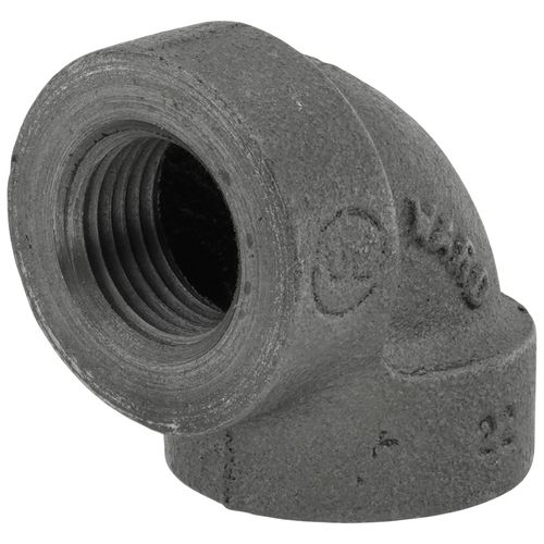 Main product image of 1/2" Black Cast Iron Steam 90° Elbow, Class 125