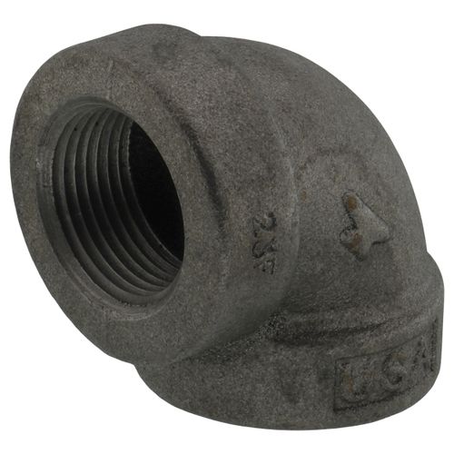Main product image of 1" Black 90° Cast Iron Steam Elbow, Class 125