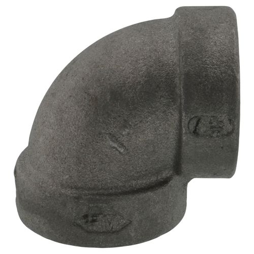 Main product image of 1" Black 90° Cast Iron Steam Elbow, Class 125