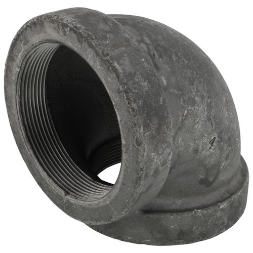 Main product image of 4" Black Cast Iron Steam 90° Elbow, Class 125