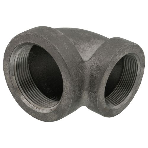 Main product image of 2-1/2" x 2" Black Cast Iron Steam 90° Elbow, Class 125