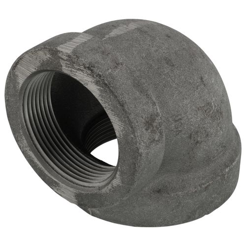 Main product image of 3" x 2-1/2" Black Cast Iron Steam 90° Elbow, Class 125