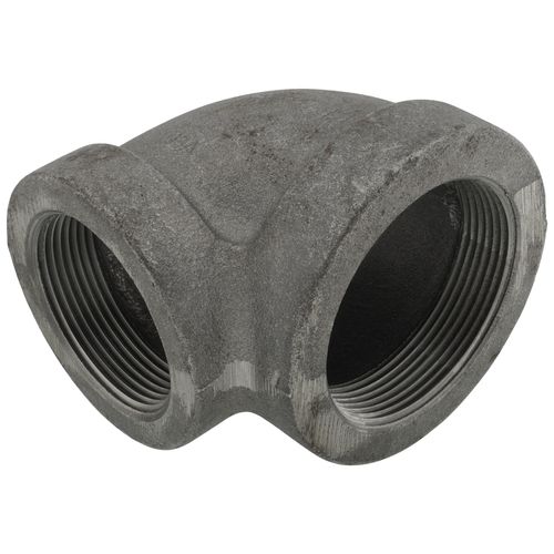Main product image of 3" x 2-1/2" Black Cast Iron Steam 90° Elbow, Class 125