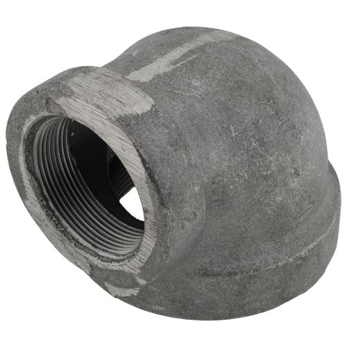 Main product image of 3" x 2" Black Cast Iron Steam 90° Elbow, Class 125