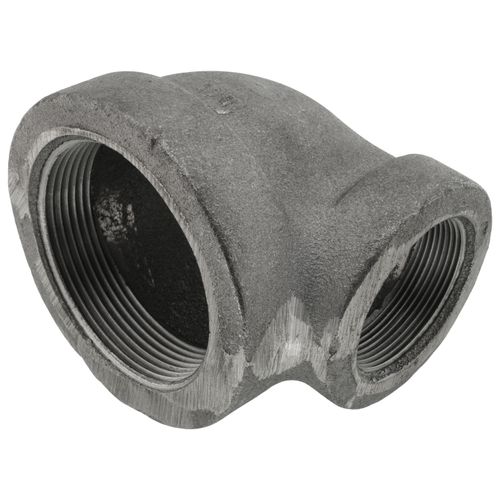 Main product image of 3" x 2" Black Cast Iron Steam 90° Elbow, Class 125