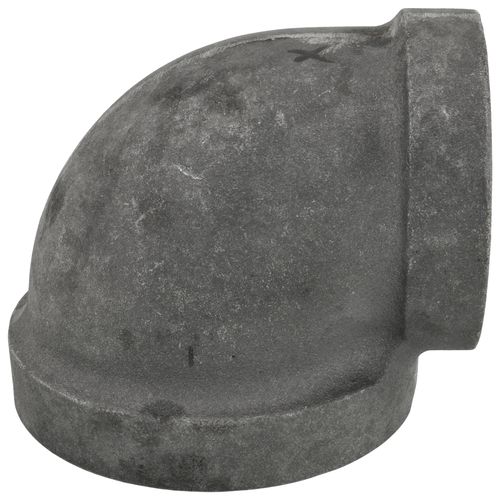 Main product image of 4" x 3" Black Cast Iron Steam 90° Elbow, Class 125