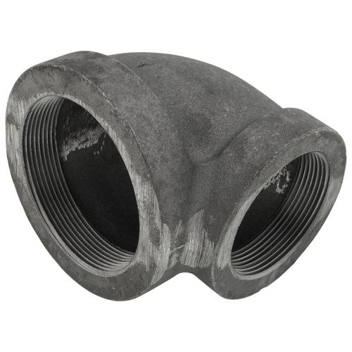 Main product image of 4" x 3" Black Cast Iron Steam 90° Elbow, Class 125