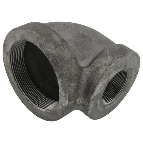Main product image of 4" x 2" Black Cast Iron Steam 90° Elbow, Class 125