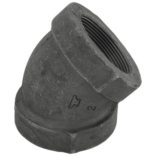 Main product image of 2" Black 45° Cast Iron Steam Elbow, Class 125