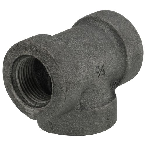 Main product image of 3/4" Black Cast Iron Steam Tee, Class 125