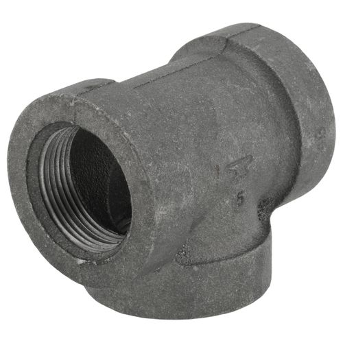 Main product image of 1-1/4" Black Cast Iron Steam Tee, Class 125