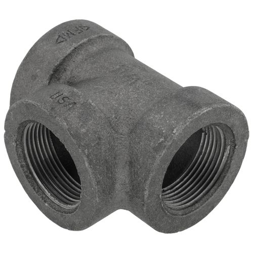 Main product image of 1-1/4" Black Cast Iron Steam Tee, Class 125
