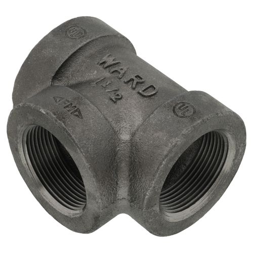 Main product image of 1-1/2" Black Cast Iron Steam Tee, Class 125