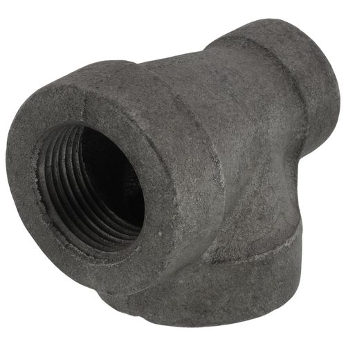 Main product image of 1" x 1/2" x 1" Black Cast Iron Steam Tee, Class 125