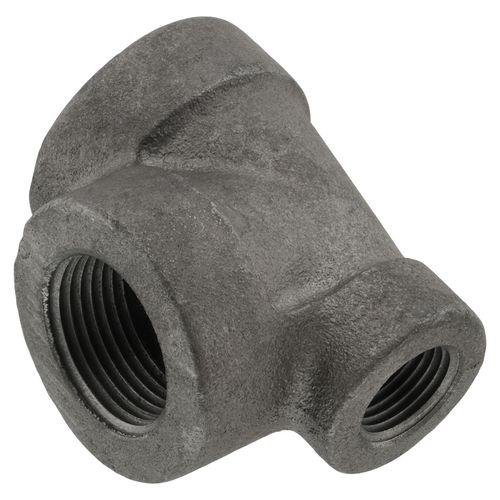 Main product image of 1" x 1/2" x 1" Black Cast Iron Steam Tee, Class 125