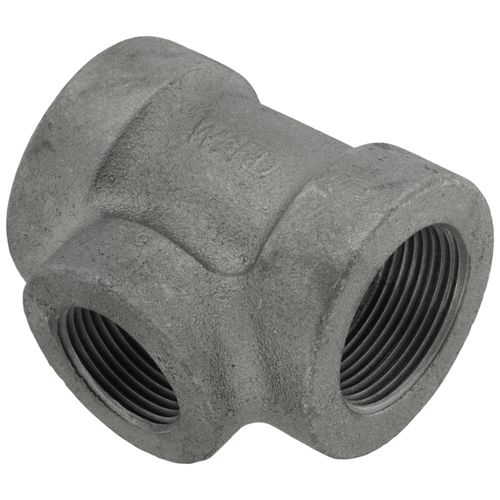 Main product image of 1-1/4" x 1-1/4" x 1" Black Cast Iron Steam Tee, Class 125