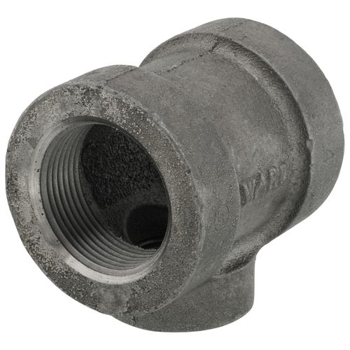 Main product image of 1-1/4" x 1-1/4" x 3/4" Black Cast Iron Steam Tee, Class 125