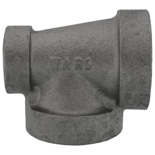Main product image of 1-1/4" x 3/4" x 1-1/4" Black Cast Iron Steam Tee, Class 125