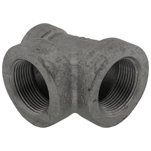 Main product image of 1-1/4" x 3/4" x 1-1/4" Black Cast Iron Steam Tee, Class 125