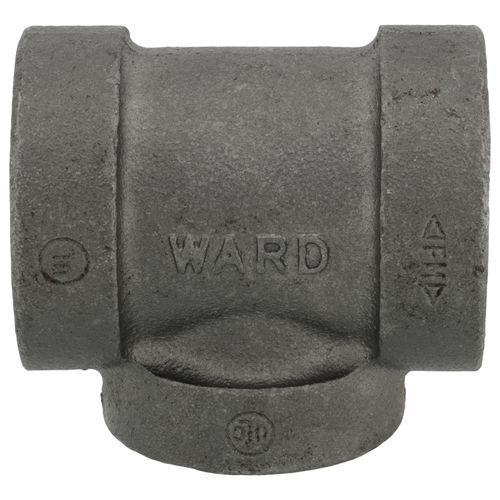 Main product image of 1-1/2" x 1-1/2" x 1-1/4" Black Cast Iron Steam Tee, Class 125